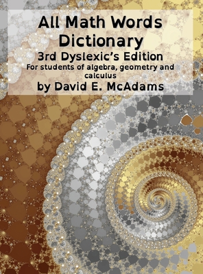All Math Words Dictionary: For students of alge... 1632702797 Book Cover