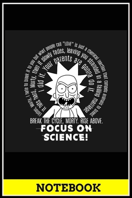 Rich and Morty notebook - best gift for Rich and Morty lovers: 6x9 inch, 120 pages, blank line, notepad, journal, Rich and Morty notebook, Rich and Morty office supplies