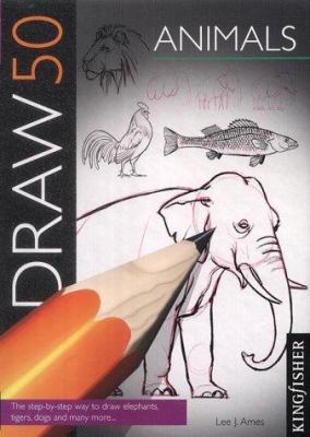 Draw 50 Animals [Spanish] 0862723515 Book Cover