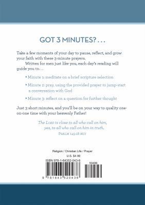 3-Minute Prayers for Men 1643520431 Book Cover