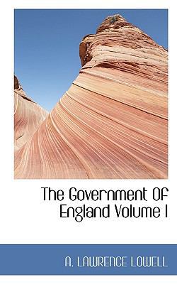 The Government of England Volume I 111699223X Book Cover