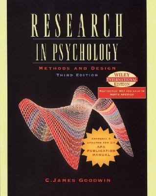 Research In Psychology - Methods & Design (3rd,... 0471452645 Book Cover