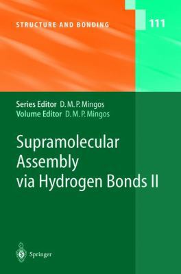 Supramolecular Assembly Via Hydrogen Bonds II 354020086X Book Cover