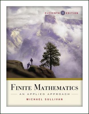 Finite Mathematics: An Applied Approach 0470458275 Book Cover