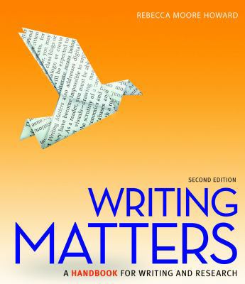 Writing Matters Tabbed (Comb Edition) with MLA ... 1259991555 Book Cover