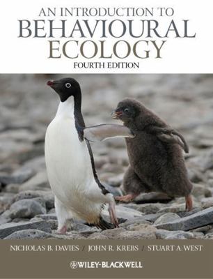 An Introduction to Behavioural Ecology 1405114169 Book Cover