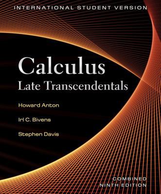 Calculus. Howard A. Anton, Irl Bivens, Stephen ... 0470398744 Book Cover