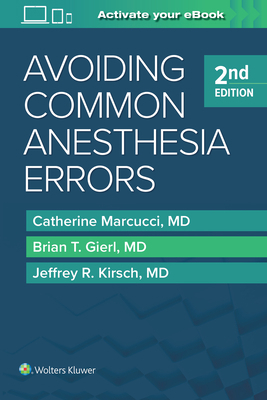 Avoiding Common Anesthesia Errors 1451195192 Book Cover