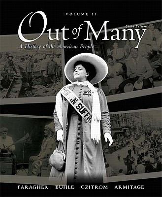 Out of Many a History of the American People Va... 0205630308 Book Cover