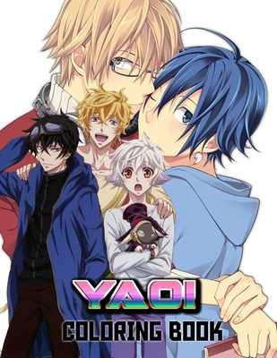 Yaoi Coloring Book: 100 pages Unofficial Images High Quality (sexy anime) B08L811JQL Book Cover