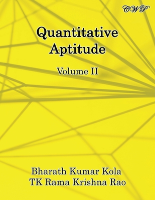 Quantitative Aptitude: Volume II 1925823873 Book Cover