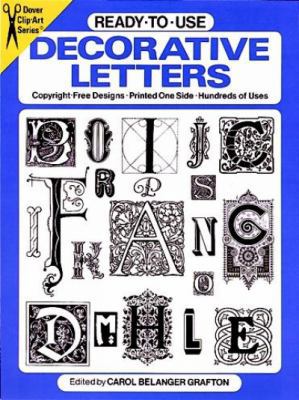 Ready-To-Use Decorative Letters 0486251977 Book Cover