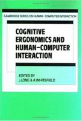 Cognitive Ergonomics and Human-Computer Interac... 0521371791 Book Cover