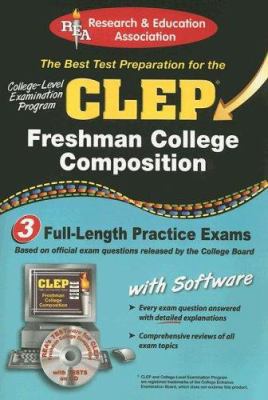 CLEP Freshman College Composition (CLEP Test Pr... 0738600768 Book Cover