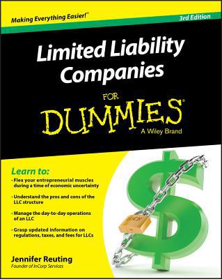 Limited Liability Companies for Dummies, 3/E 1118852982 Book Cover