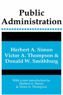 Public Administration 0887388957 Book Cover