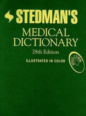 Stedman's Medical Dictionary [With CDROM] 0781761921 Book Cover