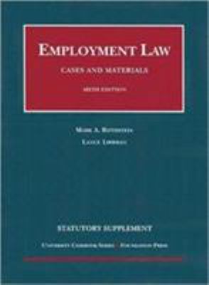 Employment Law Statutory Supplement to Cases an... 1599413515 Book Cover