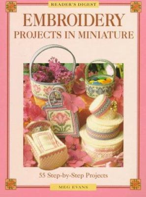 Embroidery Projects in Miniature 0895779692 Book Cover