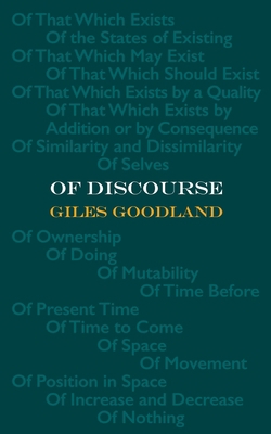 Of Discourse 1874400873 Book Cover