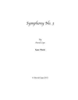 Symphony No. 3 1500657441 Book Cover