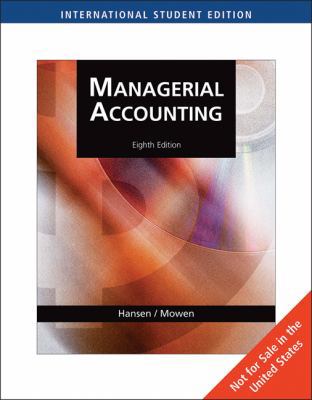 Management Accounting 0324376065 Book Cover