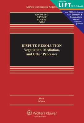 Dispute Resolution: Negotiation, Mediation and ... 0735507104 Book Cover