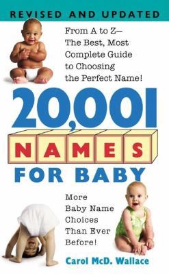 20,001 Names for Baby: Revised and Updated B006U1NPIM Book Cover
