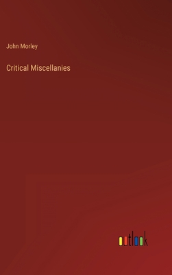 Critical Miscellanies 3368124196 Book Cover