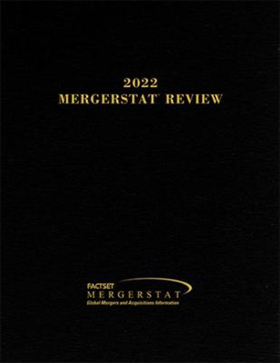 Hardcover 2022 Mergerstat Review Book