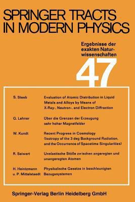 Springer Tracts in Modern Physics: Ergebnisse D... [German] 3662159015 Book Cover