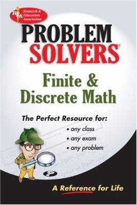 Finite and Discrete Math Problem Solver (Proble... 0878915591 Book Cover
