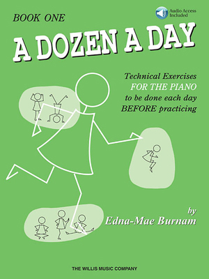 A Dozen a Day - Book 1 (Book/Online Audio) B003AFDM3Y Book Cover