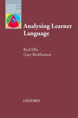 Analysing Learner Language B003AG3QT8 Book Cover