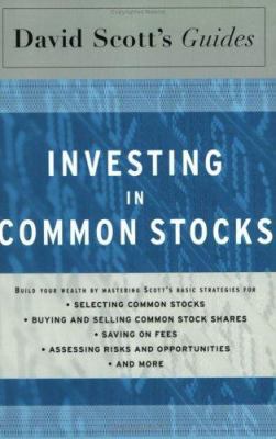 David Scott's Guide to Investing in Common Stocks 0618458697 Book Cover
