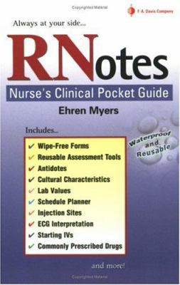 RNotes: Nurse's Clinical Pocket Guide 0803610602 Book Cover