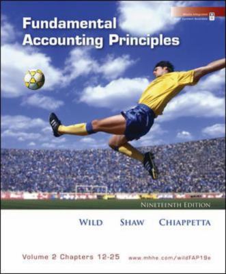 Fundamental Accounting Principles, Vol 2 (Chapt... 0073366285 Book Cover