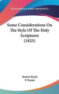 Some Considerations On The Style Of The Holy Sc... 1120855055 Book Cover