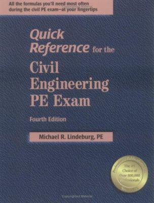 Quick Reference for the Civil Engineering PE Ex... 1591260582 Book Cover