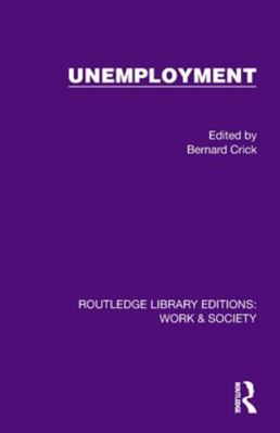 Unemployment 103281893X Book Cover