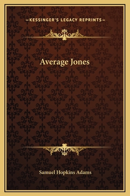 Average Jones 1169301630 Book Cover