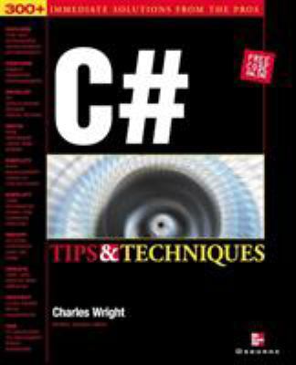 C# Tips & Techniques 0072193794 Book Cover