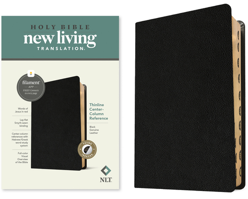 NLT Thinline Center-Column Reference Bible, Fil... 1496479092 Book Cover