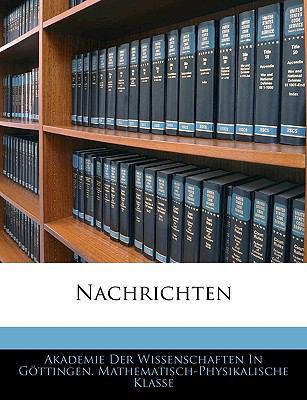 Nachrichten [German] 1144215137 Book Cover