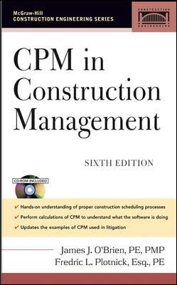 CPM in Construction Management 0071457690 Book Cover