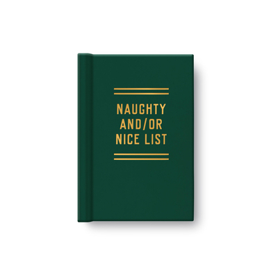 Naughty And/Or Nice Tiny Diary 0735388857 Book Cover