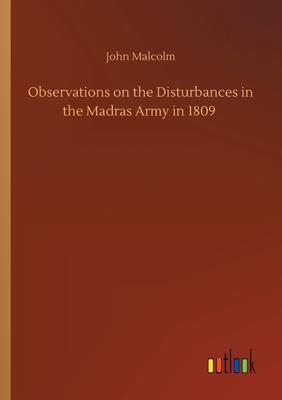 Observations on the Disturbances in the Madras ... 3752420642 Book Cover