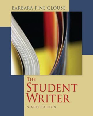 The Student Writer 0073405906 Book Cover