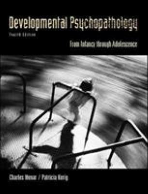 Developmental Psychopathology 0071166416 Book Cover