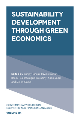 Sustainability Development Through Green Economics 183797425X Book Cover